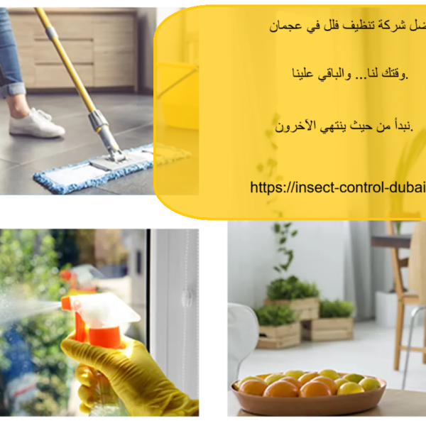 أفضل شركة تنظيف فلل في عجمان