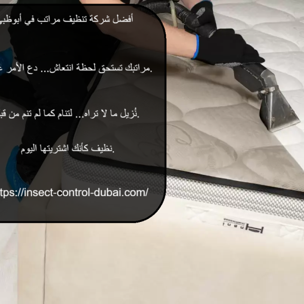 أفضل شركة تنظيف مراتب في ابوظبي