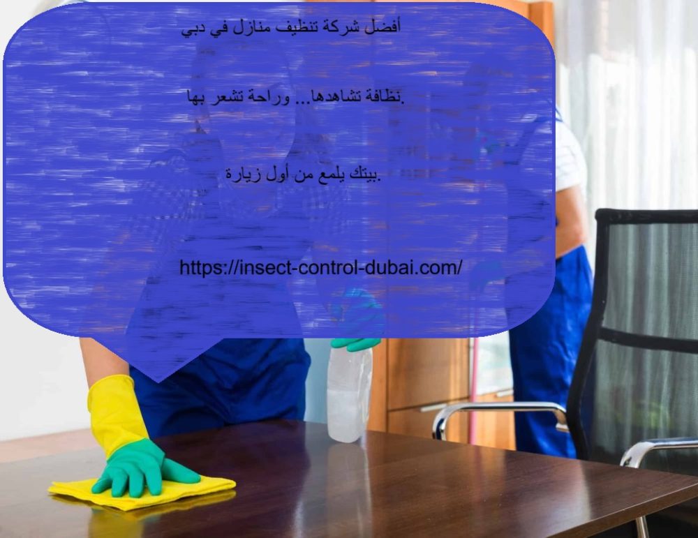 أفضل شركة تنظيف منازل في دبي
